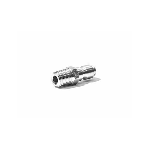 Stainless Steel 3/8" QC Male Plug